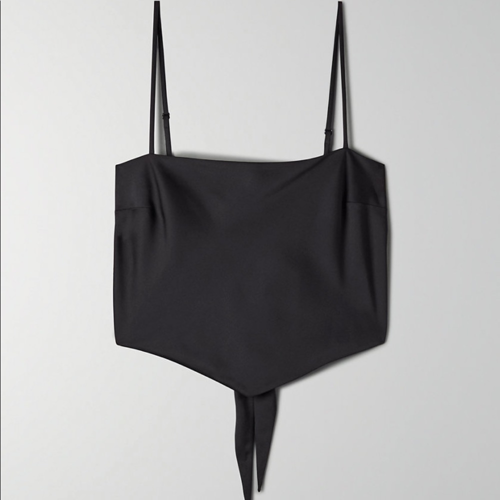 NWT Aritzia Elektra Camisole Tie-back Scarf Top